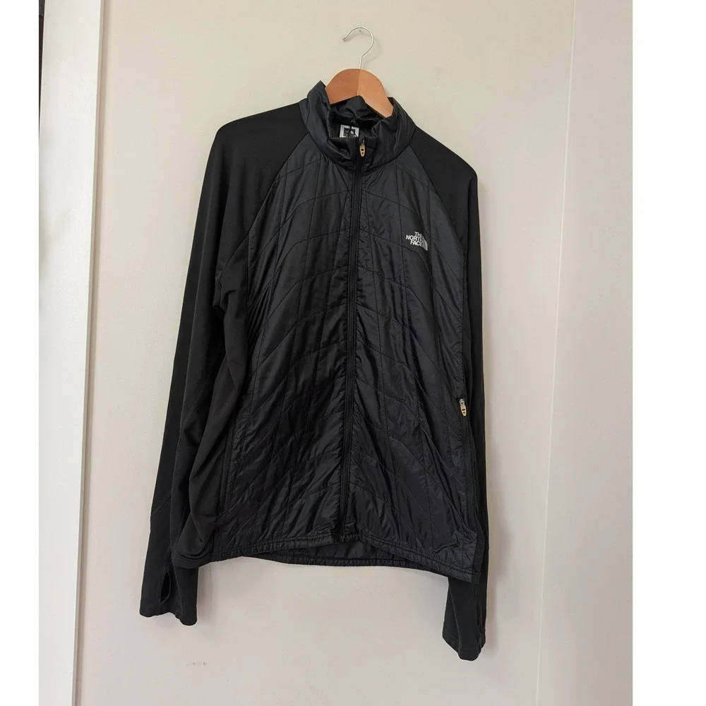 The North Face Flight Series Mens XL Black Hybrid Quilted Insulated Jacket Coat